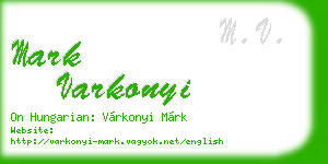 mark varkonyi business card